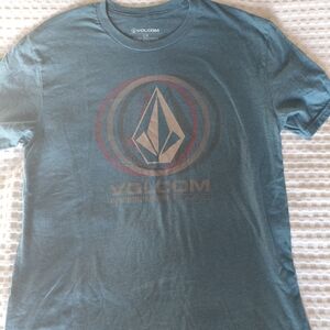 Volcom Blue Graphic Short Sleeve Tee